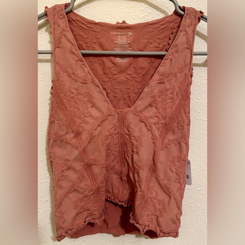 Free People Nude Crop Top
